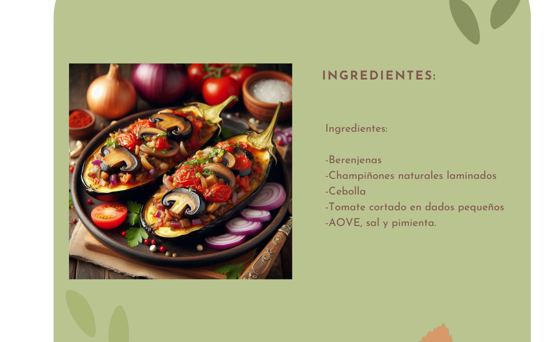 BERENJENAS RELLENAS AL HORNO